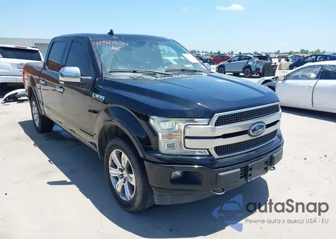 2018 Ford F-150 Platinum z USA, uszkodzony, nr VIN 1FTEW1E56JFC07621